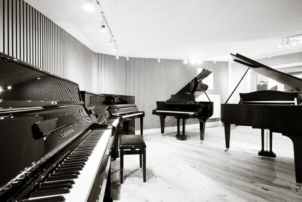 Klavierbau Becker Showroom